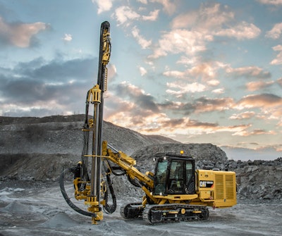 Cat will cease production on both of its track drills, including the MD5150C, pictured here.