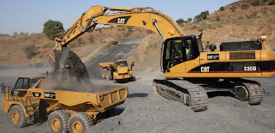 Caterpillar Cat Certified Used Excavator articulated dumpt truck