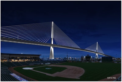 Artist rendering of the U.S. 181 Harbor Bridge Replacement Project in Corpus Christi