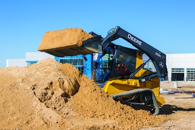 Deere has awarded a 333G compact track loader to Eric Moores, the winner of the manufacturer’s “Small Machines. Big Impact.” contest.