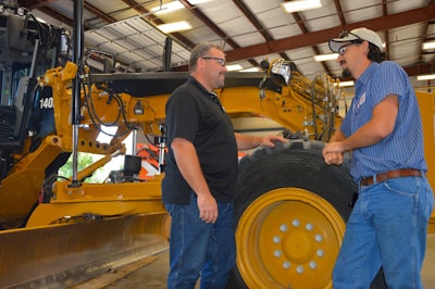 “Richard’s aptitude gives him authority and his experience gives him empathy,” says supervisor Paul Paterson (at left).