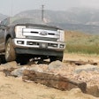 2017 Ford Super Duty rock climb