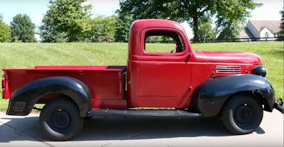 Al Gadja in Lexington, Ky. electrified his 1939 Dodge pickup.