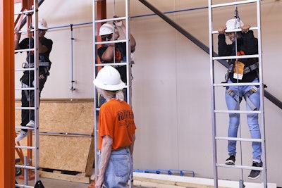 High School students enjoy an interactive experience at the 15th Annual Construction Career Day, called “Tools to Build Your Future” hosted by Oklahoma Department of Transportation. The event offered hands-on activities with equipment and opportunities for students to talk about jobs in construction-related fields.