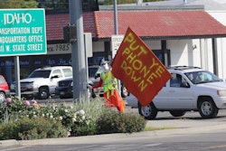 Captain Crosswalk, a pirate character created by ITD used in messaging to remind motorists to not use their phone while driving, won the department an honorable mention in the Graphic Design-Photography category at TransComm 2016.