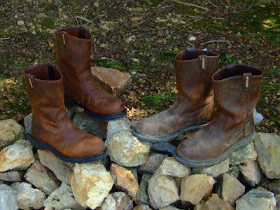 Caterpillar Revolver boots – two reviewers, two wear patterns