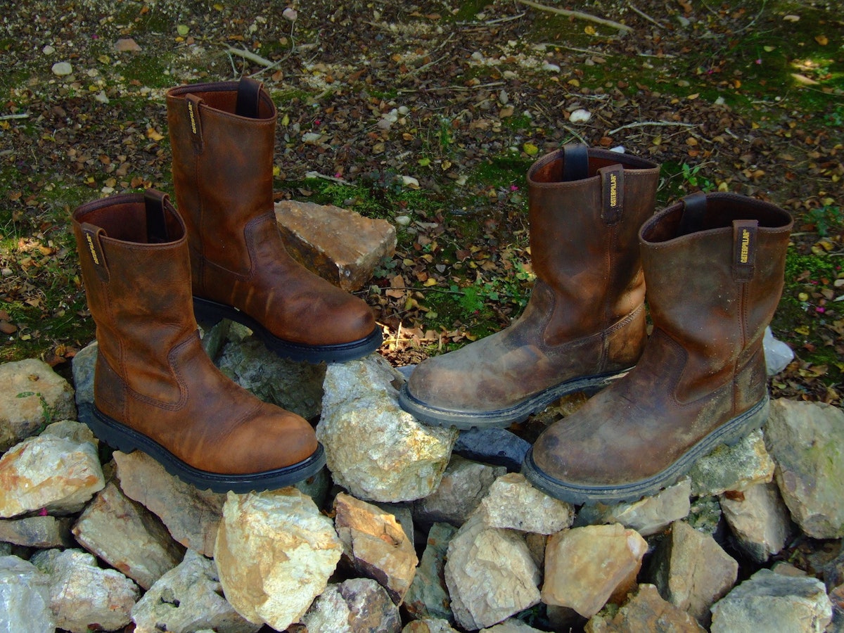 REVIEW Caterpillar Revolver steel toe pull on boots take abuse