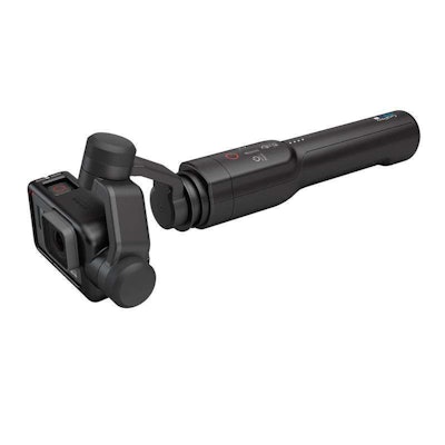 A removable, three-axis gimbal stabilizes footage taken aboard the Karma drone.