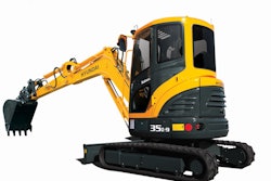 Hyundai’s R35Z-9 compact excavator