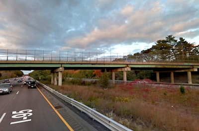 The Dedham St. overpass of Interstate 95 in Canton, Mass. Photo Credit: Google Maps