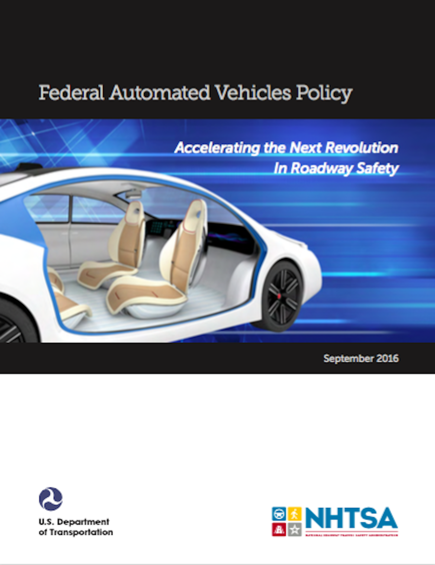 USDOT releases Federal Automated Vehicles Policy guidelines for