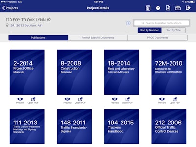 Key publications are available within the app as well as access to all other relevant publications