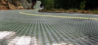 Solar road rendering; Solar Roadways.