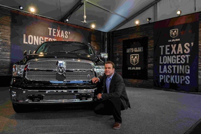 Jim Morrison, head of Ram Brand, FCA North America revealed the 2017 Ram 1500 Lone Star Silver today at the State Fair of Texas.
