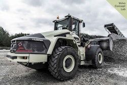 Because of their high maneuverability, wheel loaders used in the Electric Site would be hybrid units.