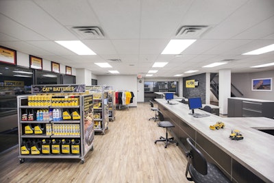 H.O. Penn’s new retail section and customer support counter. (Photo: Ola Wilk/Wilk Marketing Communications)