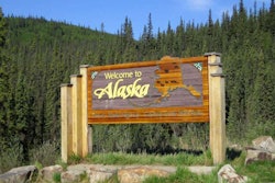 Alaska welcome sign