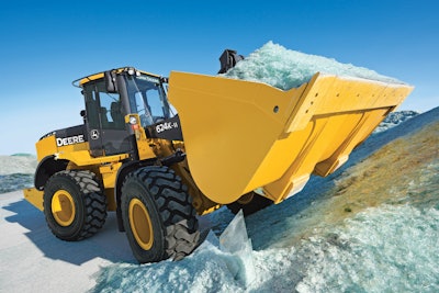 John Deere manufactures a variety of construction and forestry equipment at its Davenport Works.