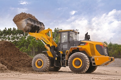 LiuGong incorporated black accents into its H-series wheel loaders to distinguish them from the previous generation of Tier 3 models.