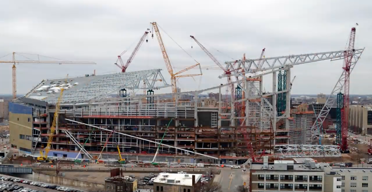 U.S. Bank Stadium Time-lapse