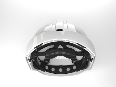 SmartCap’s Life Band inside a hard hat.