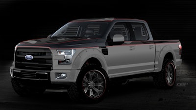 This BMX-themed extreme F-150 lives up to the fast paced sport by offering the strength, speed and handling that can tackle any obstacle – on or off road. Equally amped for drivers and riders alike, the Ford F-150 Lariat SuperCrew is equipped with action
