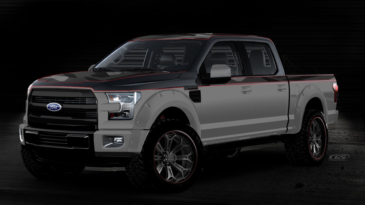 Ford reveals four F-150 SEMA trucks | Equipment World, image size:1200x675