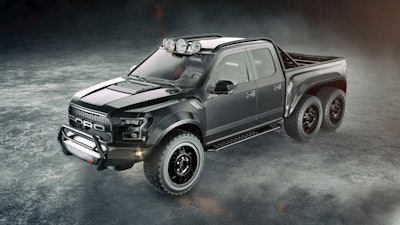 Four wheel drive is fun. Six wheel drive is…well, you get the picture. The 600-plus horsepower 2017 Hennessey VelociRaptor 6×6 has taken off-road performance to another level.