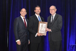 Scott Bennett (center) receives Thomas H. MacDonald Memorial Award.