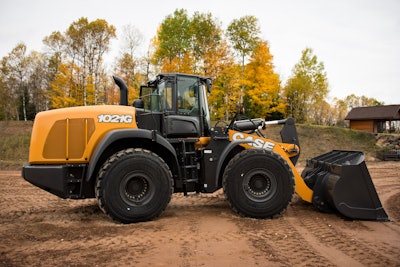 Case 921G wheel loader. Photo: Wayne Grayson