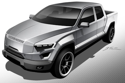 Rendering of the Workhorse W-15 pickup, which is expected to be in production by 2018.