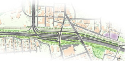 A rendering of the new design. Photo credit: RIDOT