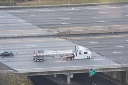 Autonomous vehicle tech developer Otto operates a truck on Ohio’s U.S. 33 Smart Mobility Corridor following an event announcing the roadway’s designation. Photo credit: Ohio Department of Transportation