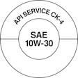 API developed two visually different API Service Symbol Donuts so that consumers can easily distinguish between the two categories. The API CK-4 (above) Donut will look the same as the current CJ-4 Donut.