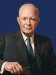 Dwight D. Eisenhower (1890- 1969); Presidential Library archives photo.