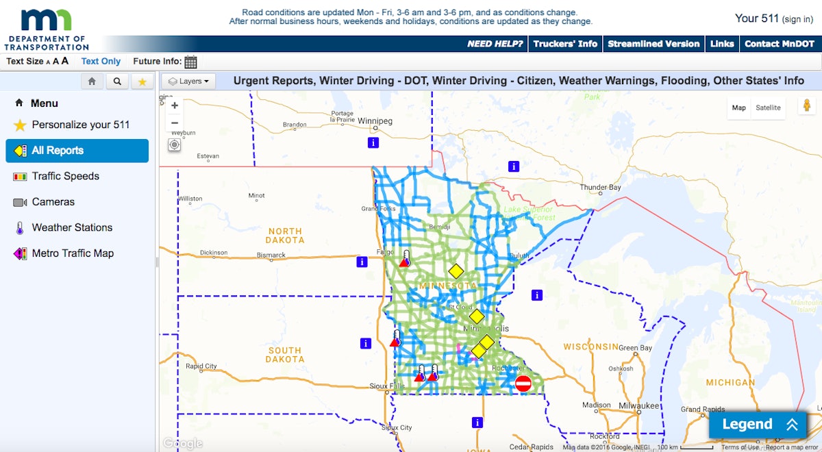 MnDOT adds personalization features to 511 traveler system Equipment