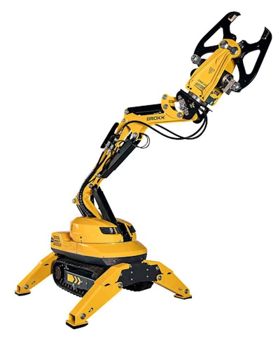 Brokk 110 with grapple