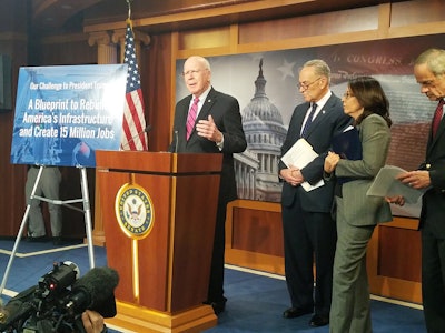 Senate Democrats have unveiled a $1 trillion infrastructure “blueprint” aimed at fixing bridges and roads and creating jobs. (Image: Twitter)