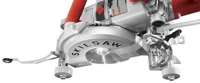 Standard features include a rolling foot plate, front pointer wheel and adjustable depth of cut lock.