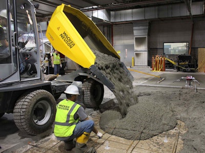 2 Wacker Neuson Concrete Edition Dumper Action 2017