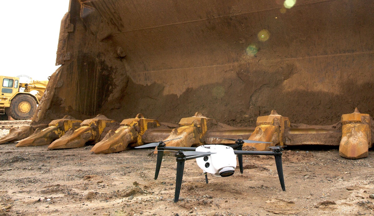 Kespry 2.0 shop collision avoidance drone