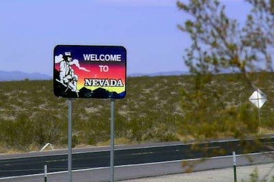 Nevada Welcome Sign
