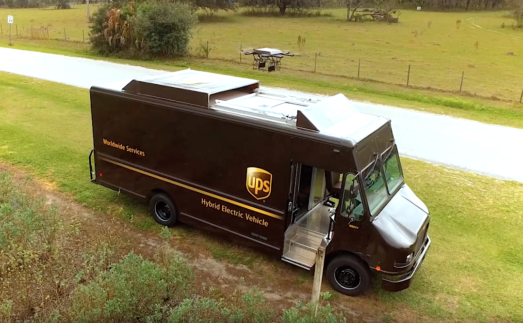 Ups Drone Truck Delivery