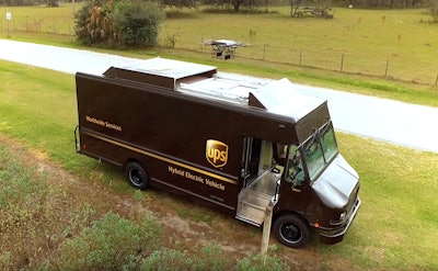 Ups Drone Truck Delivery