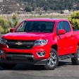 GM is now officially exporting its trucks to China. The 2017 Chevrolet Colorado Z71 is shown above.