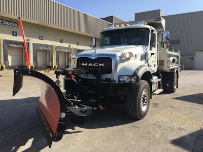 Mack Truck parked