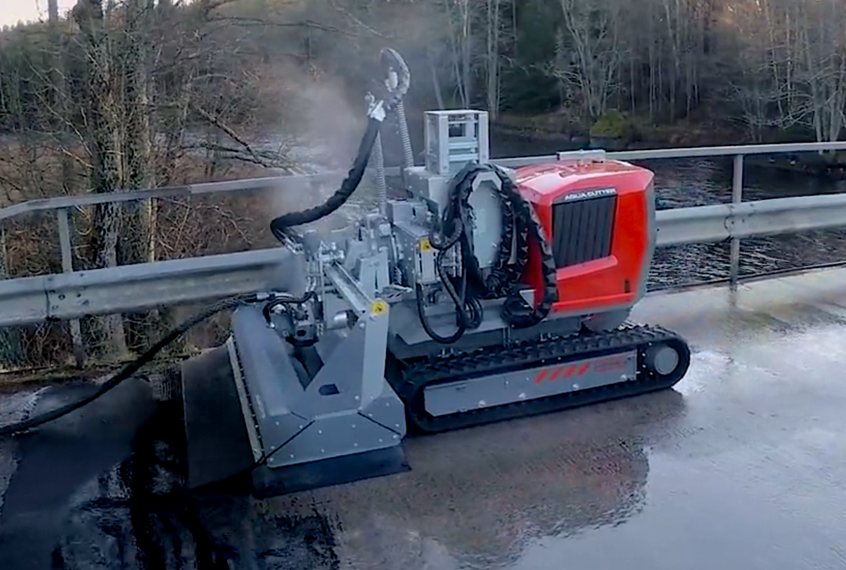 Aqua Cutter Hydrodemolition Robot