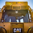 A system of four cameras, three in the front and one in the rear (shown here), give operators in the Command Trailer a comprehensive view of the machine. Photo credit: Wayne Grayson