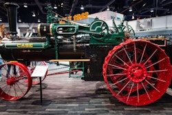 A vintage Case steam engine on display at ConExpo 2017. Photo: Wayne Grayson