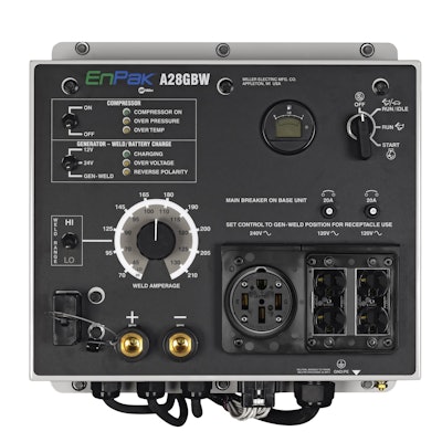 EnPak A28GBW remote panel. Photo: Miller Electric